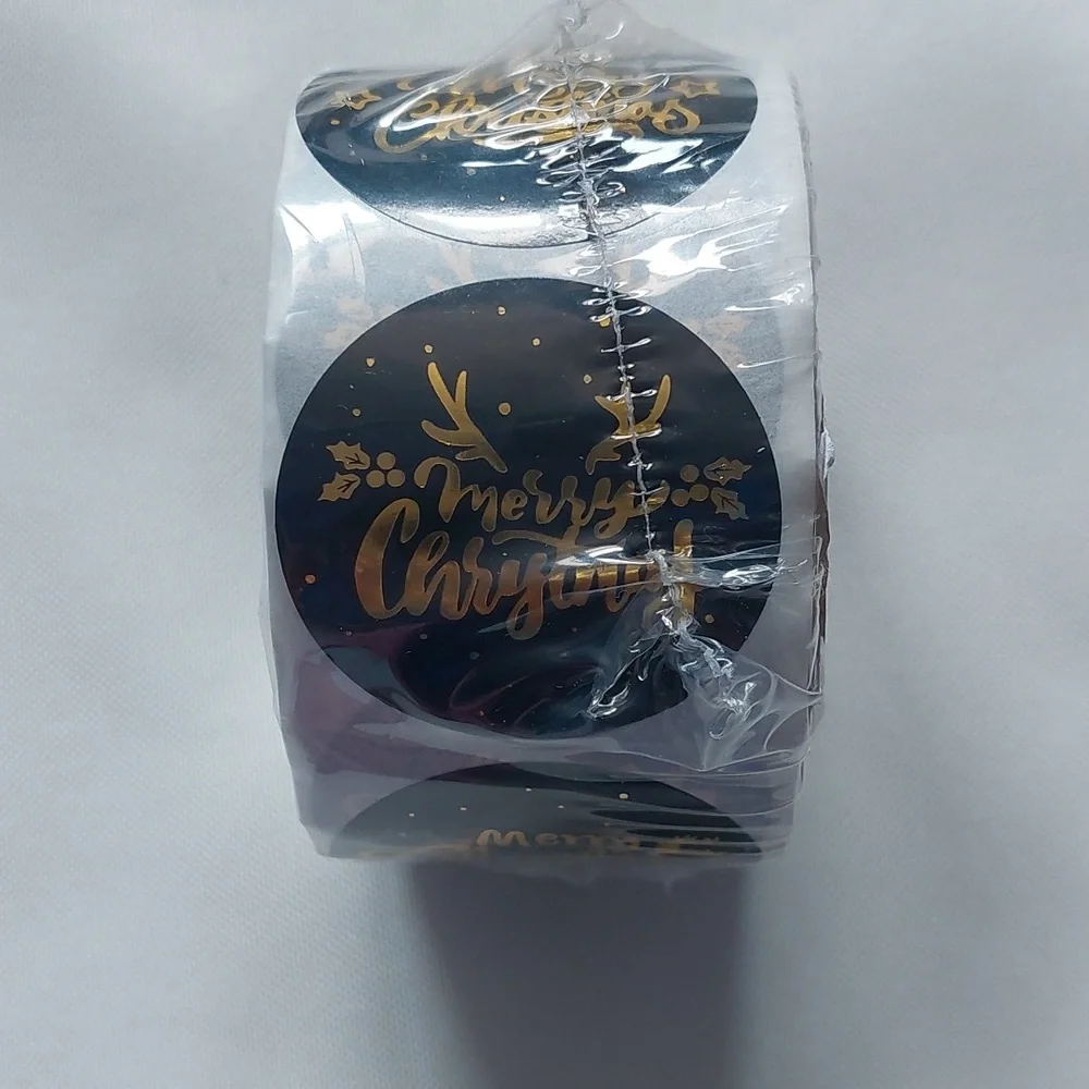 Merry‎ christmas 100 stickers sel adhesive